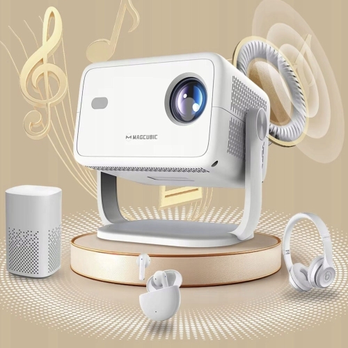 MAGCUBIC L018 OKOS PROJEKTOR 4K 1080p ANDROID LED TV WiFi BT HANGSZÓRÓVAL